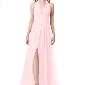 Azazie Odile Bridesmaids Dress Blushing Pink
